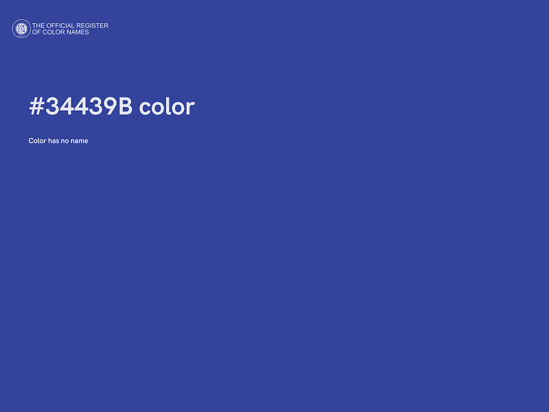 #34439B color image