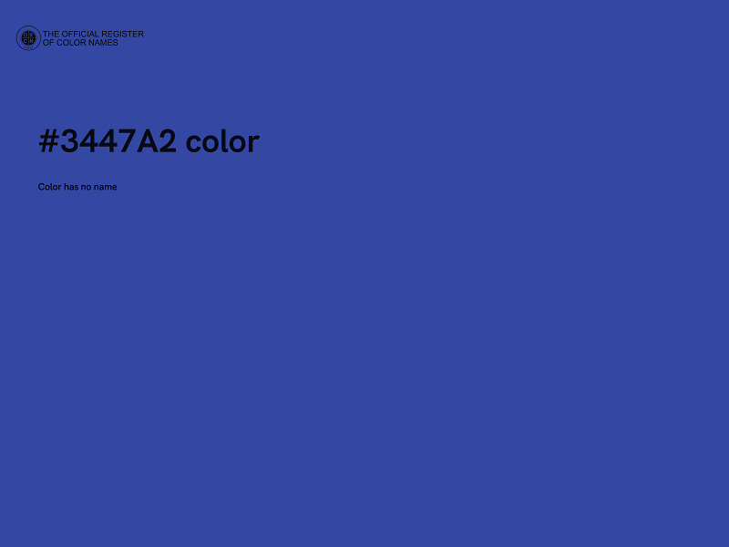 #3447A2 color image