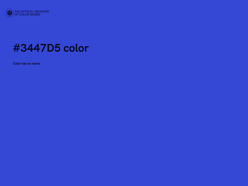 #3447D5 color image