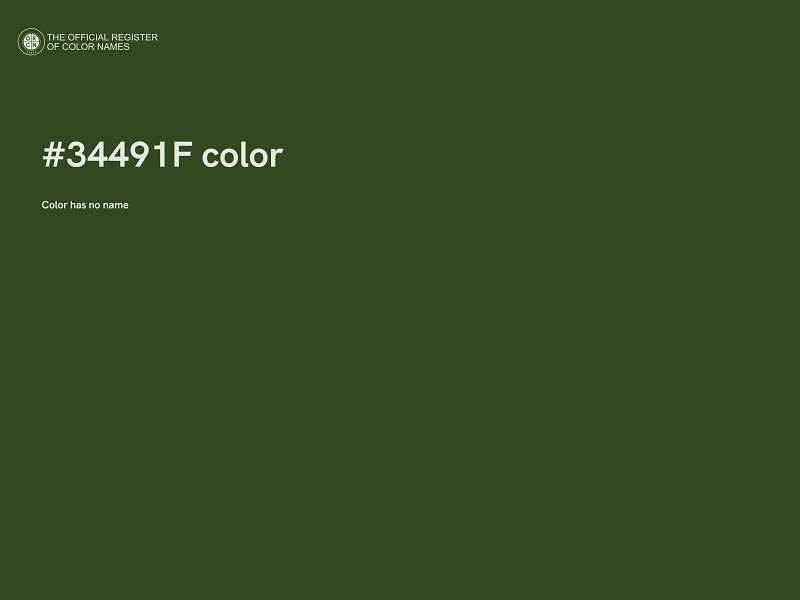 #34491F color image