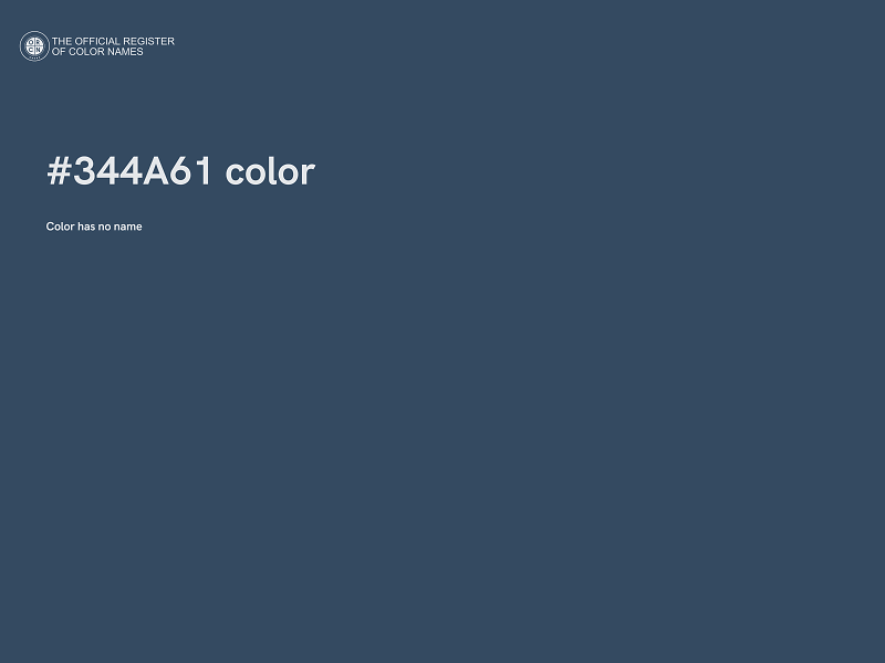 #344A61 color image