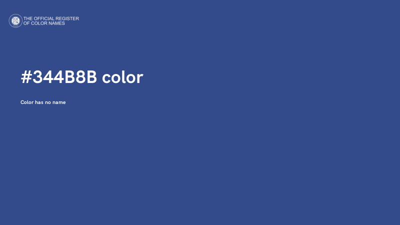 #344B8B color image
