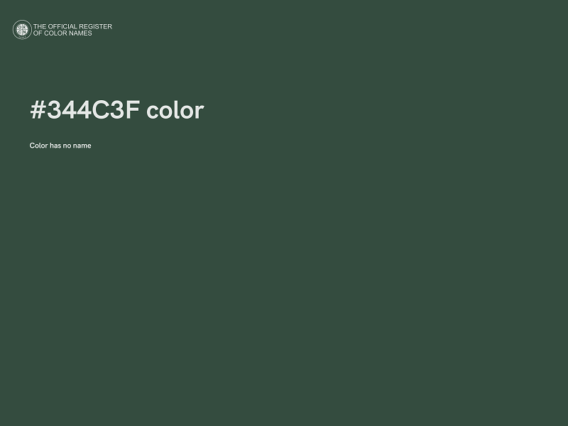 #344C3F color image