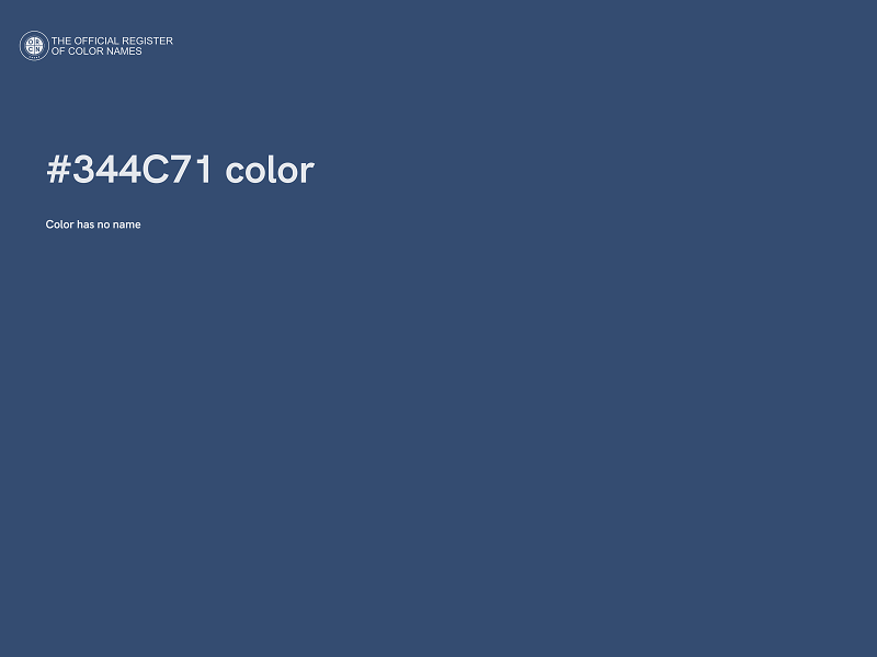 #344C71 color image