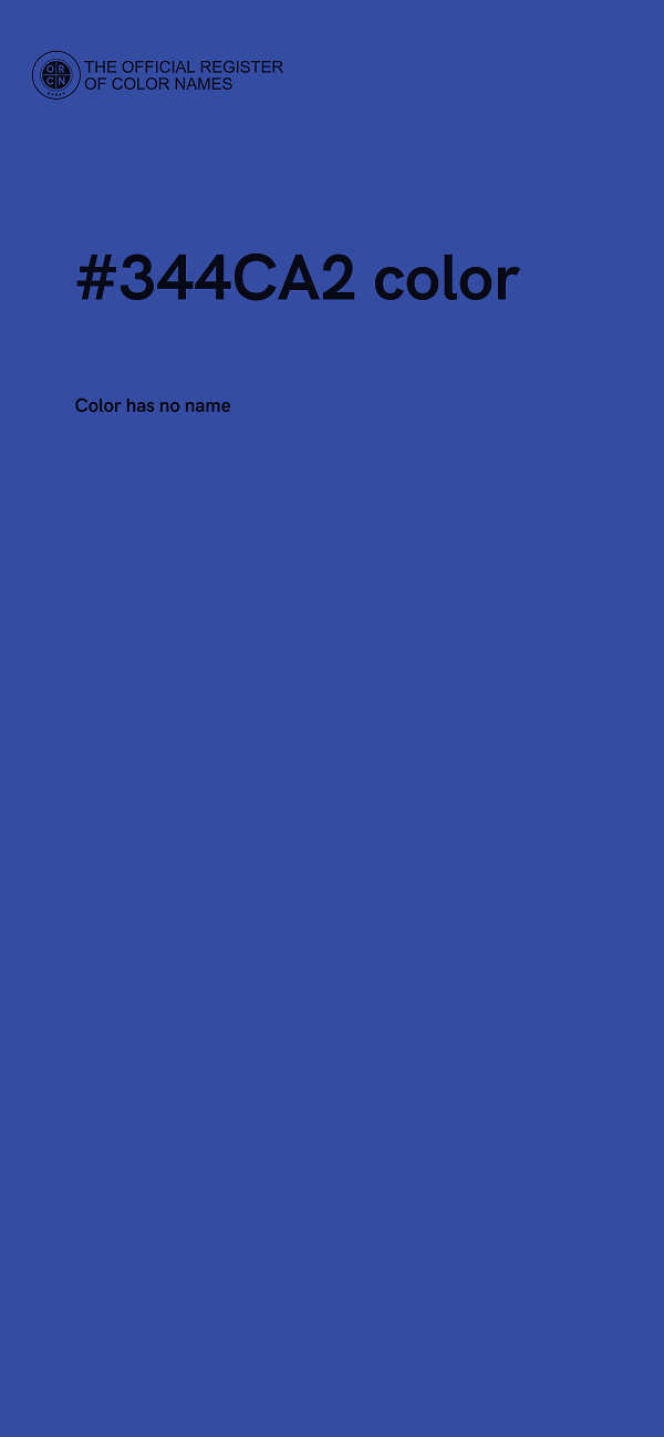 #344CA2 color image