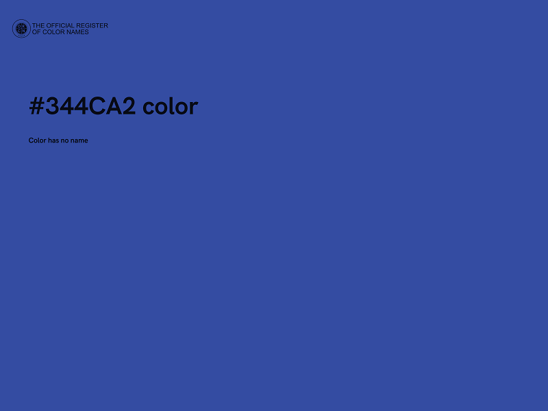 #344CA2 color image