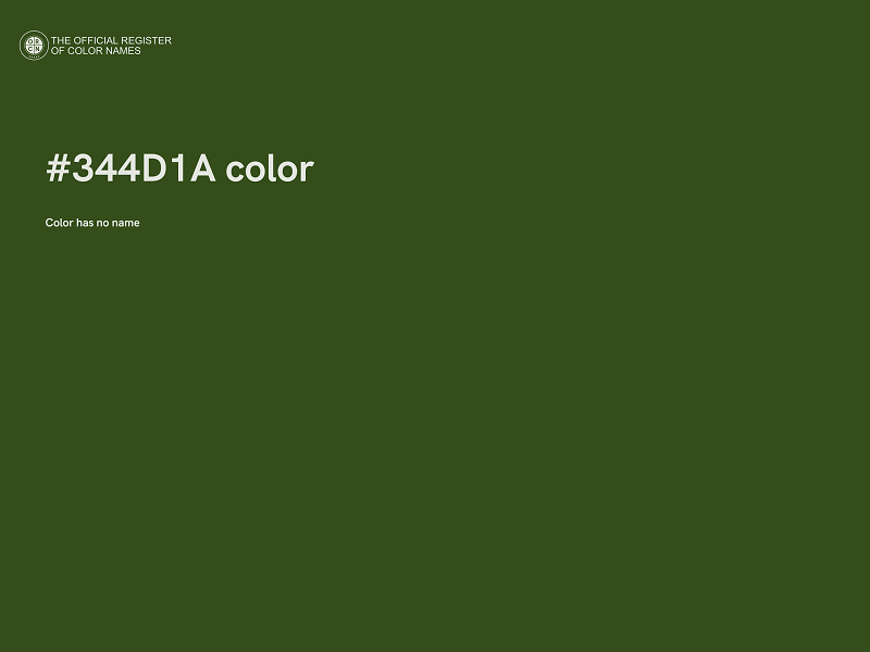 #344D1A color image