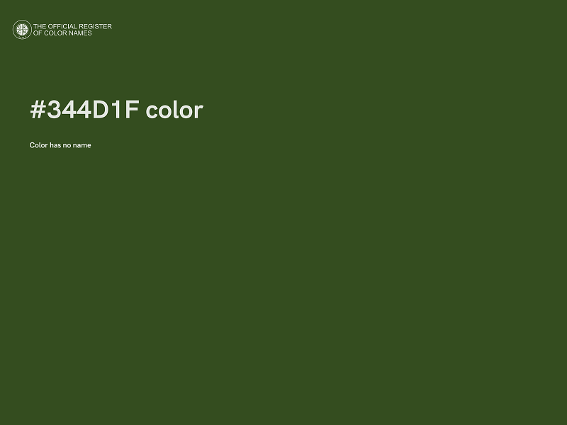 #344D1F color image