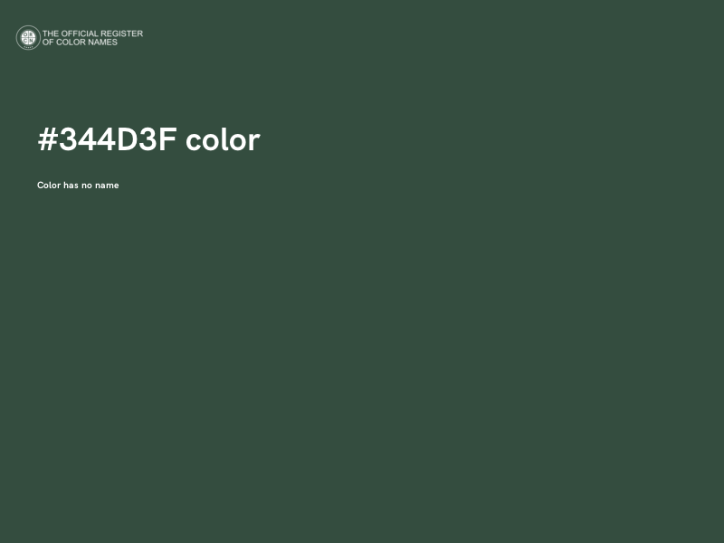#344D3F color image