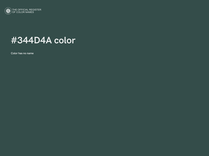 #344D4A color image