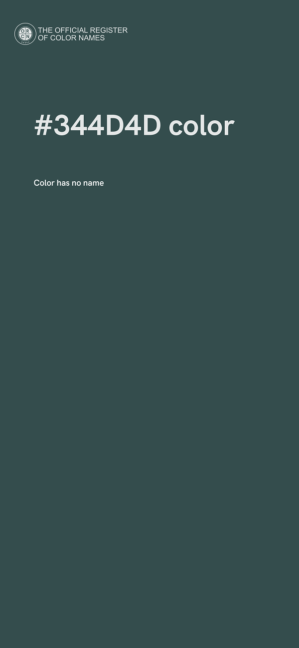 #344D4D color image