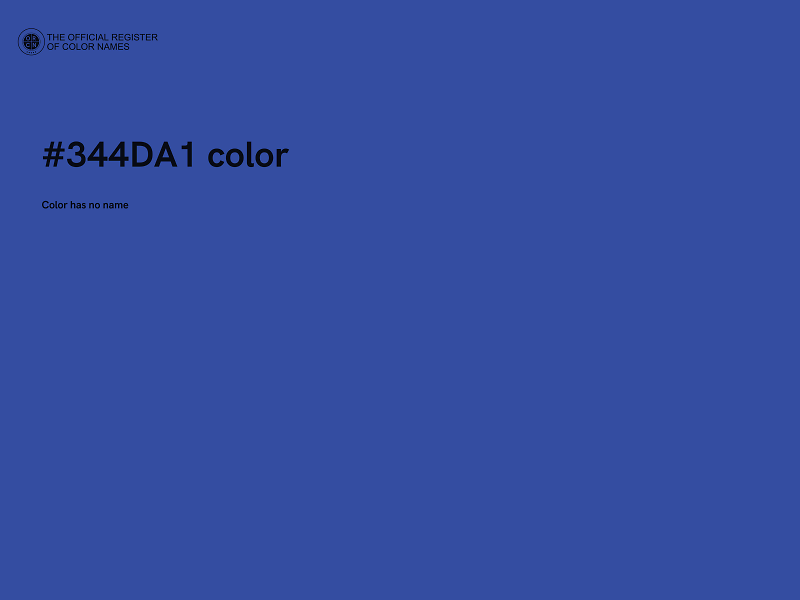 #344DA1 color image