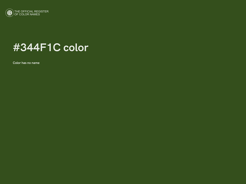 #344F1C color image