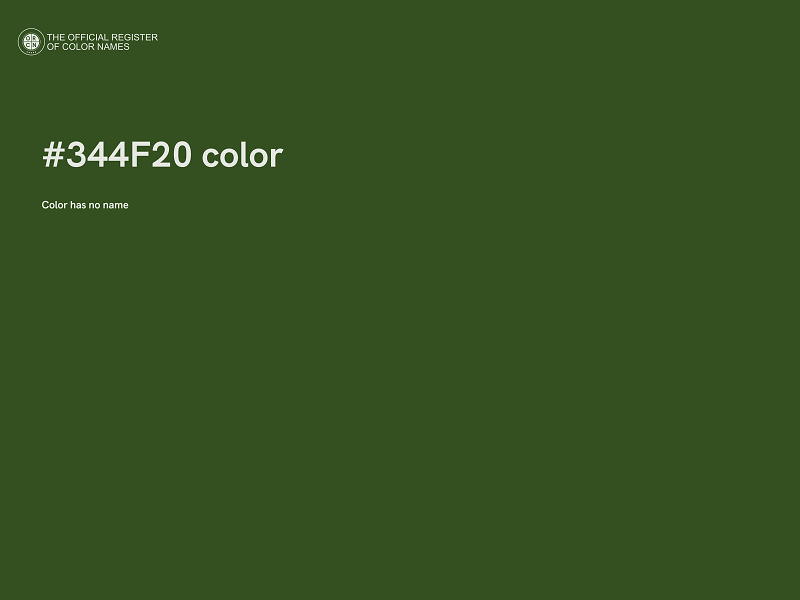 #344F20 color image