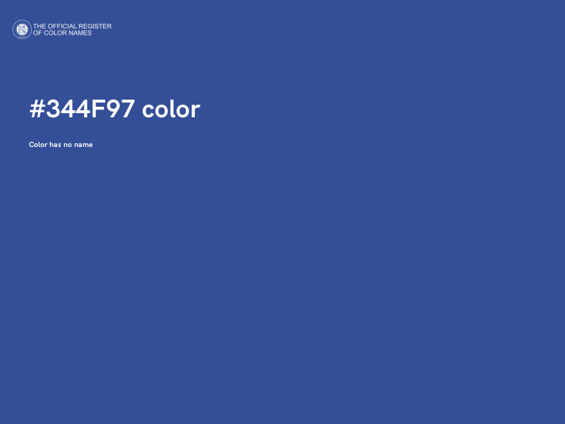 #344F97 color image