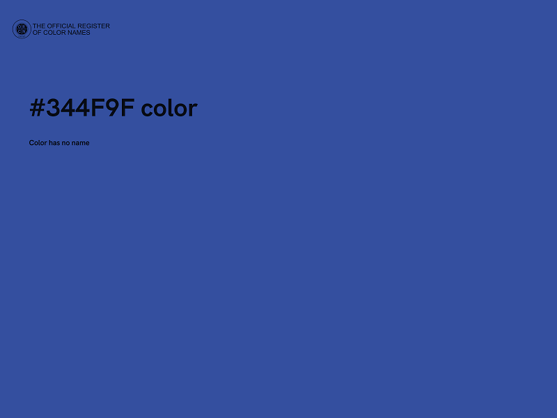 #344F9F color image