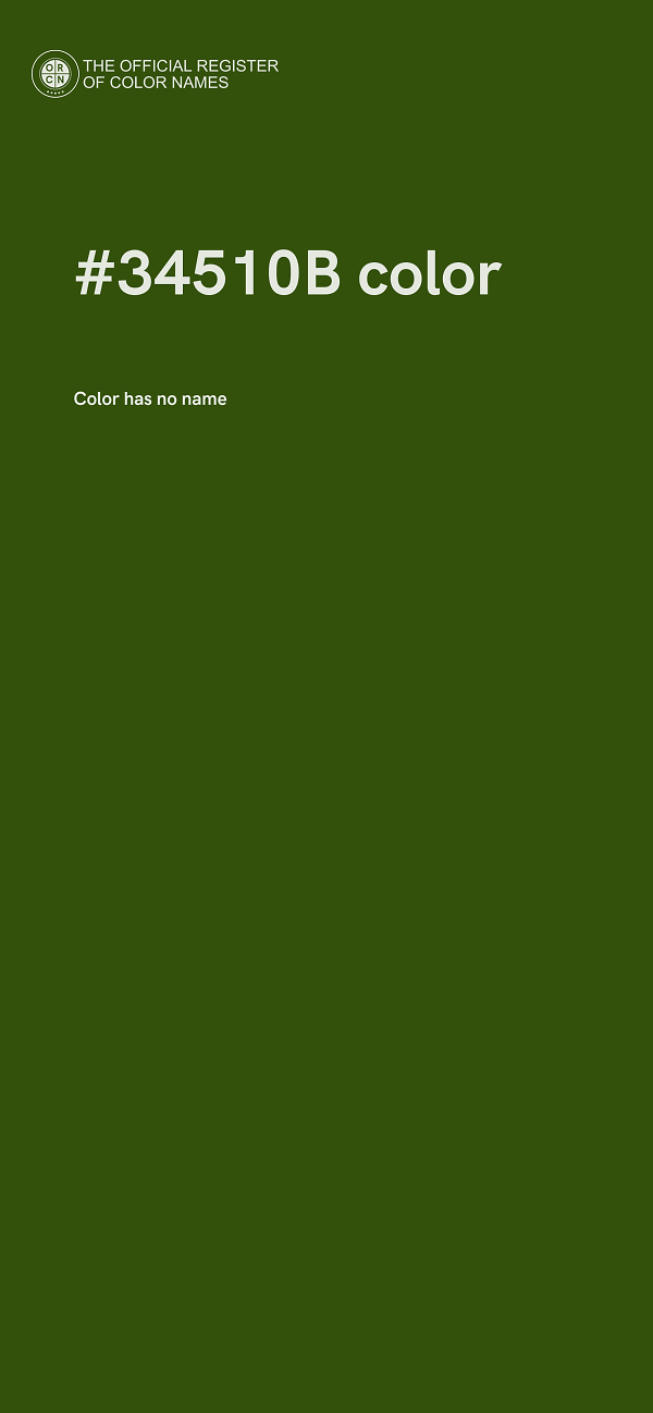 #34510B color image