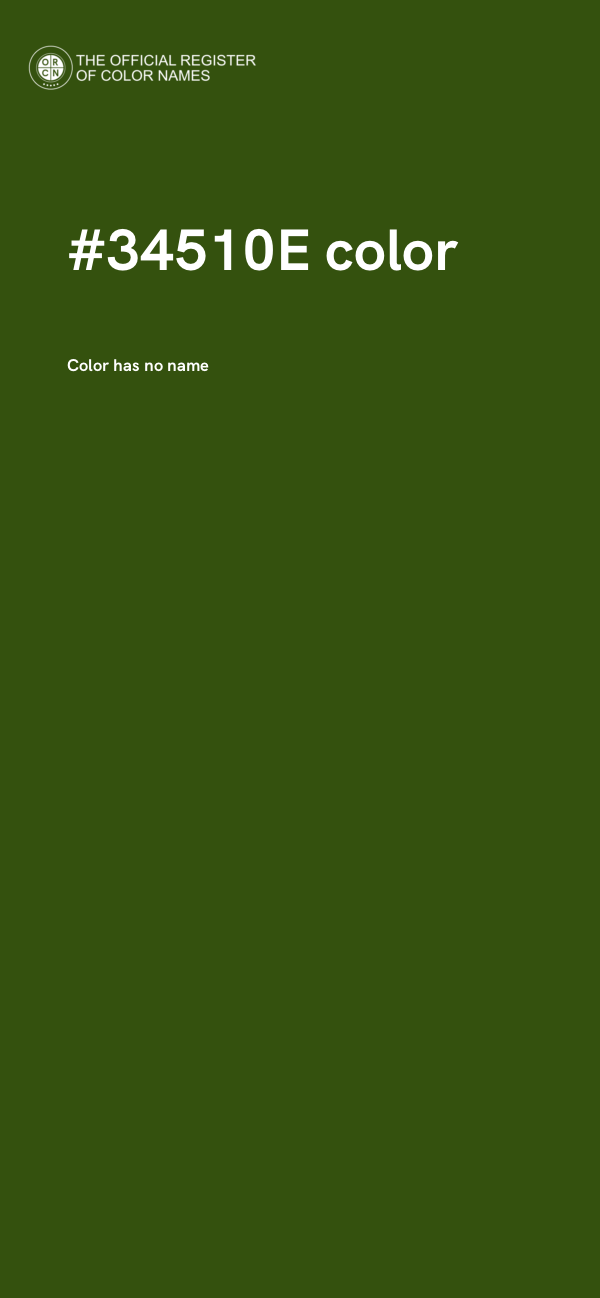 #34510E color image