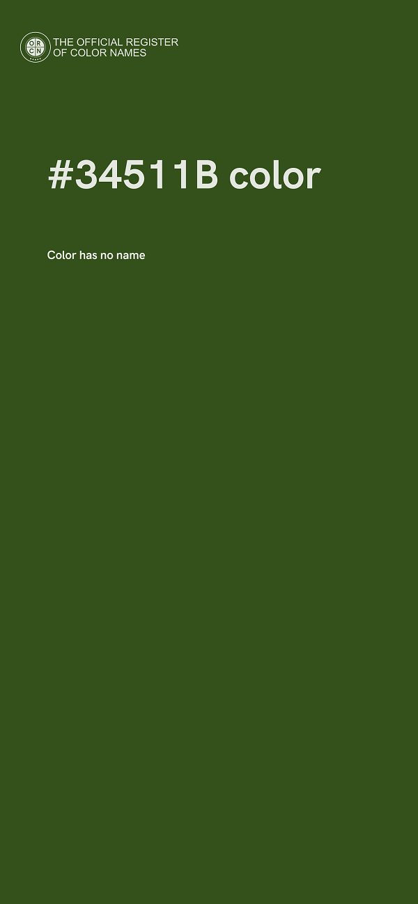 #34511B color image
