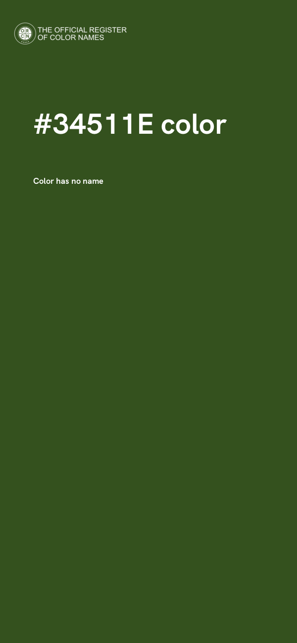 #34511E color image