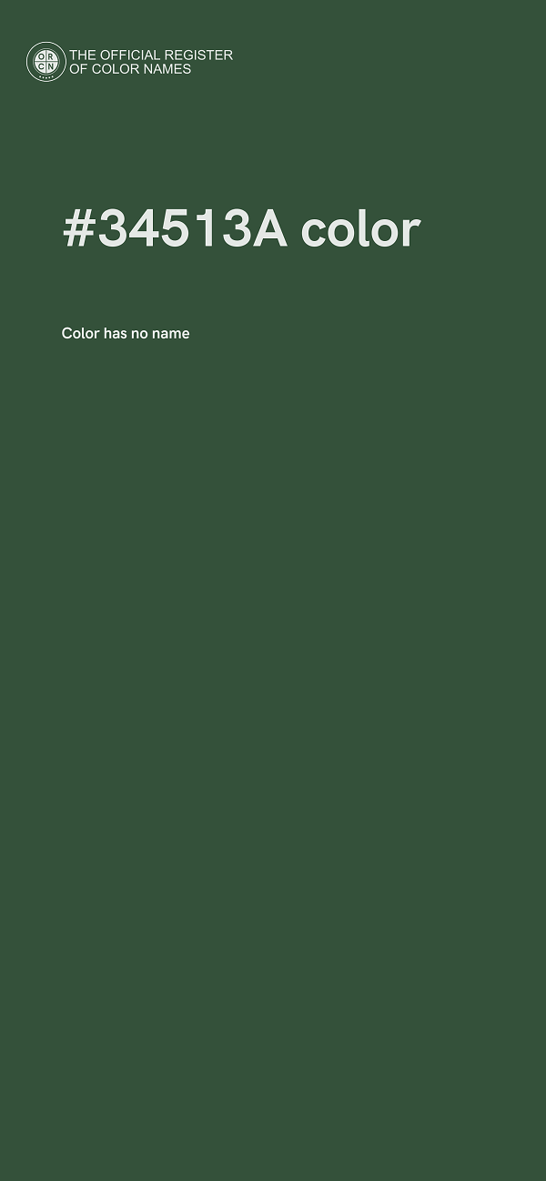#34513A color image