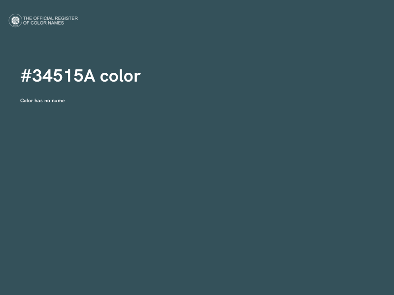 #34515A color image