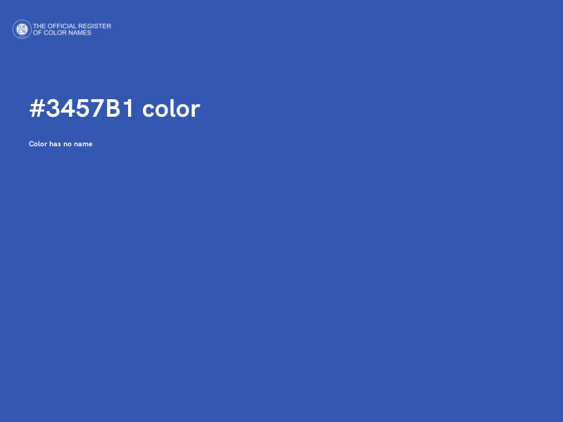 #3457B1 color image