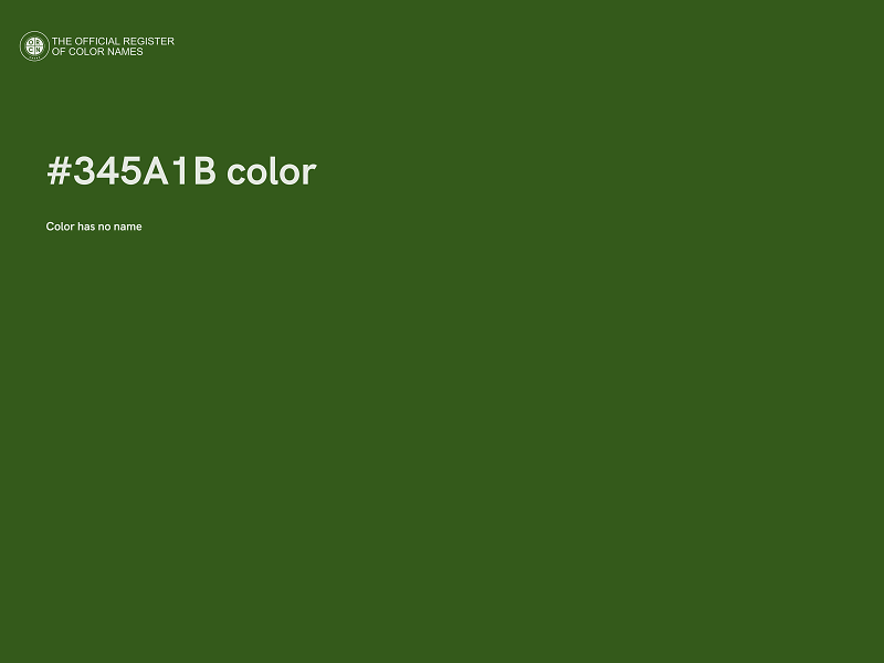 #345A1B color image