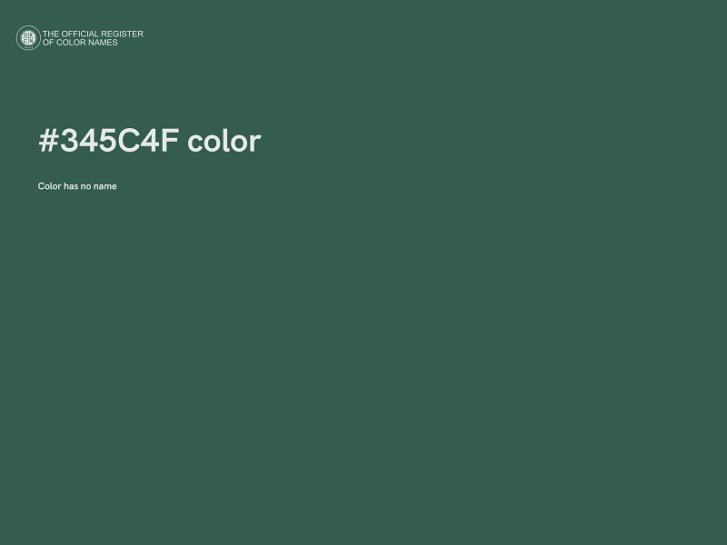 #345C4F color image