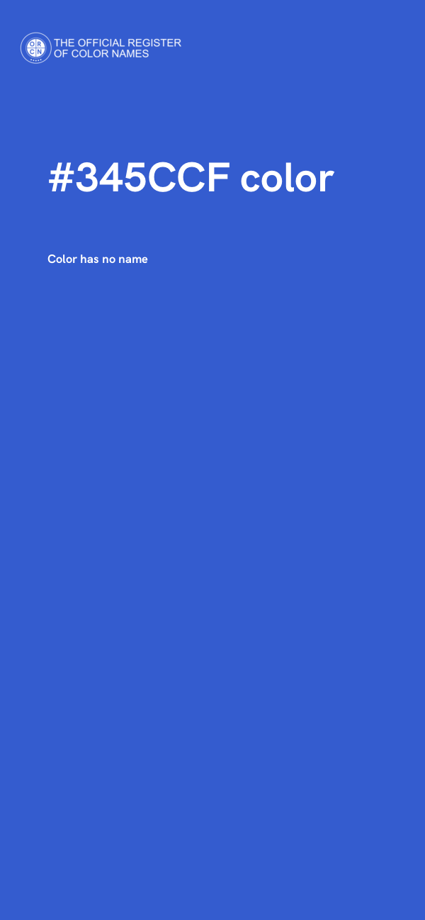#345CCF color image