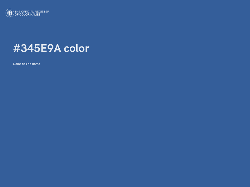 #345E9A color image