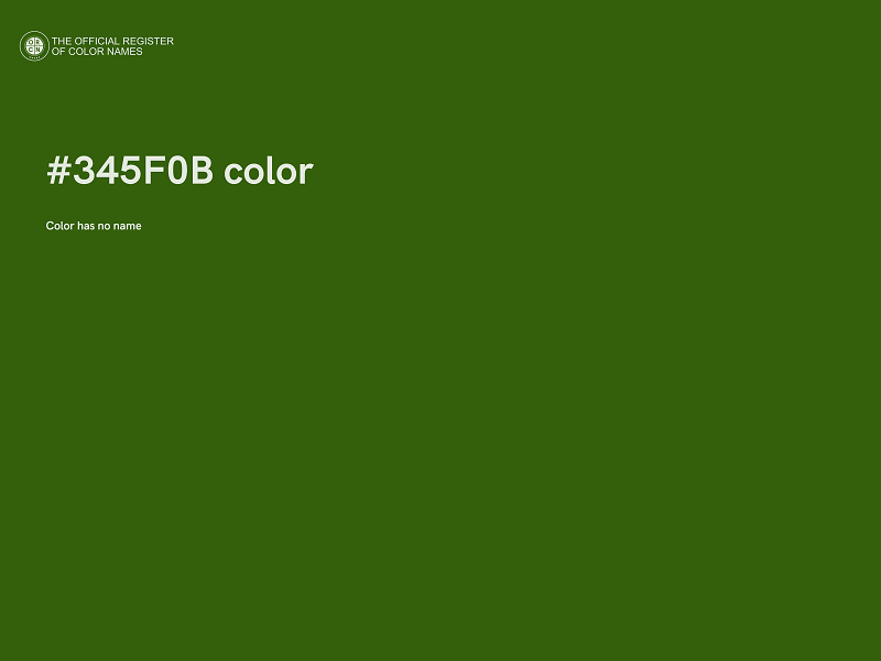 #345F0B color image