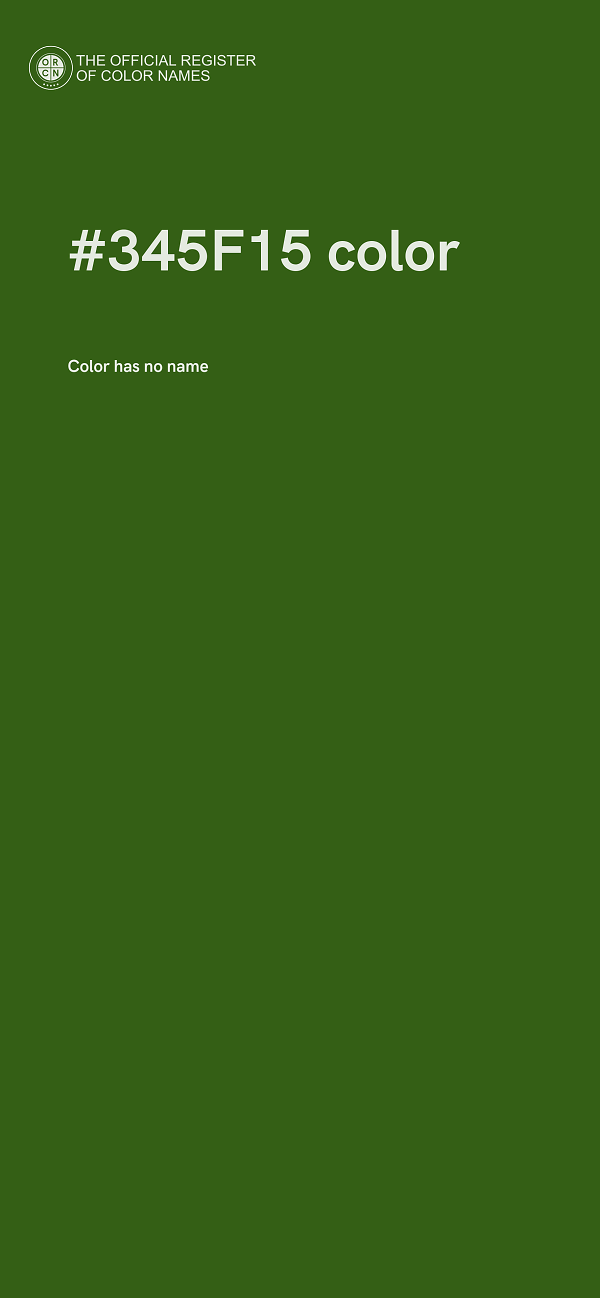 #345F15 color image