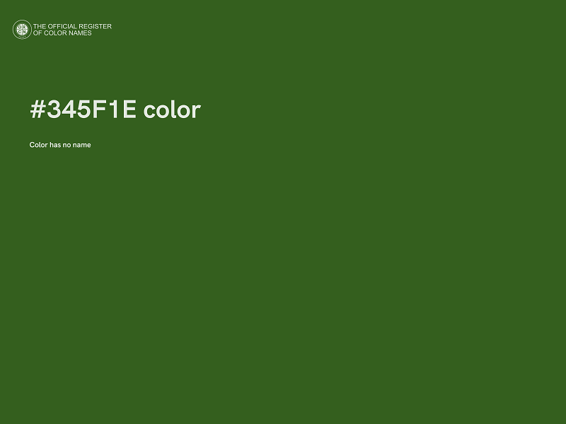 #345F1E color image