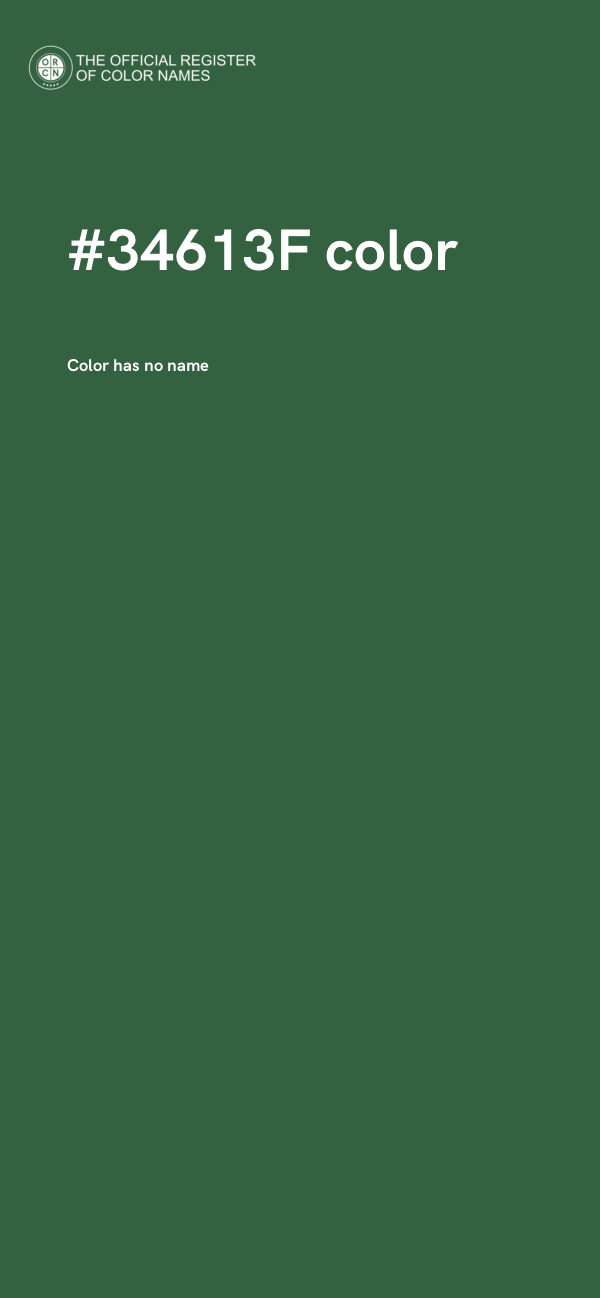 #34613F color image