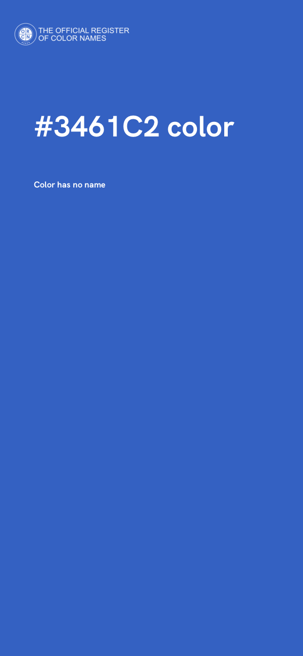 #3461C2 color image