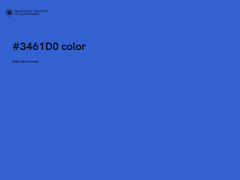 #3461D0 color image