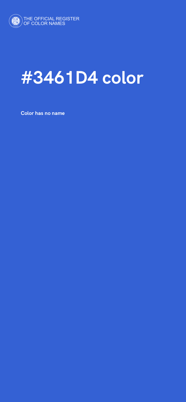#3461D4 color image