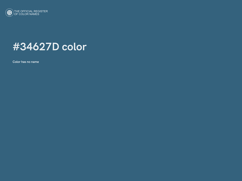 #34627D color image