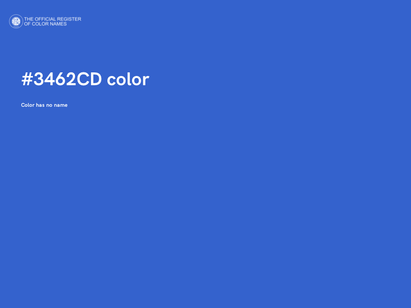 #3462CD color image