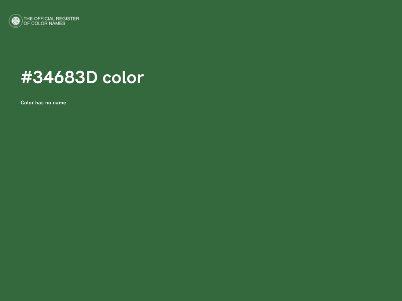 #34683D color image