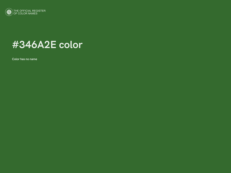 #346A2E color image