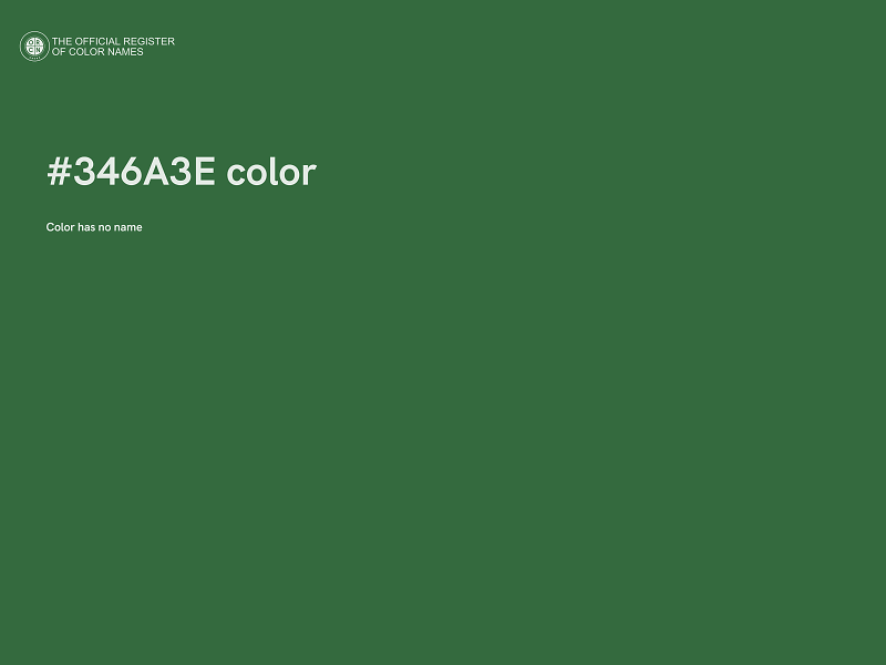 #346A3E color image