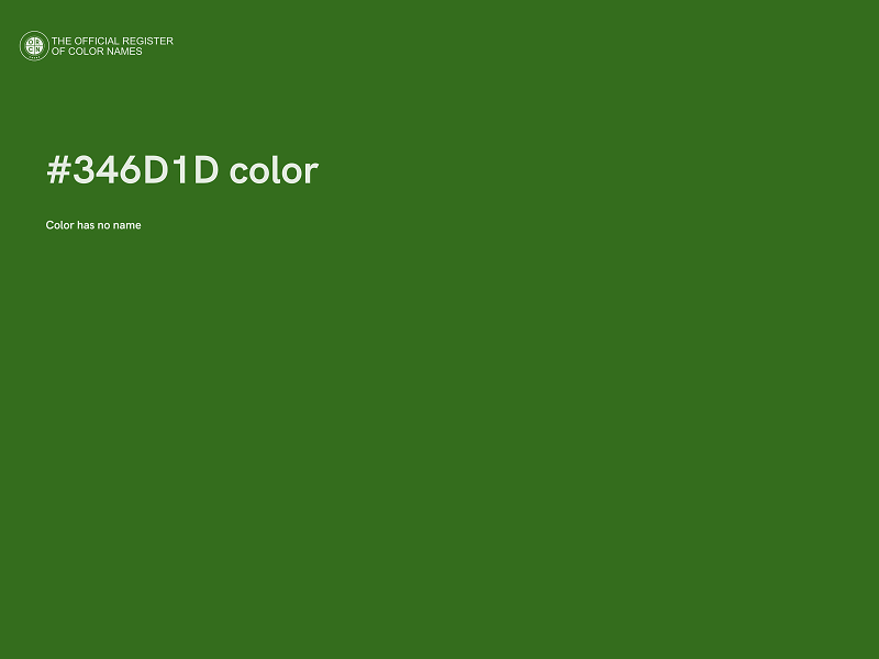#346D1D color image