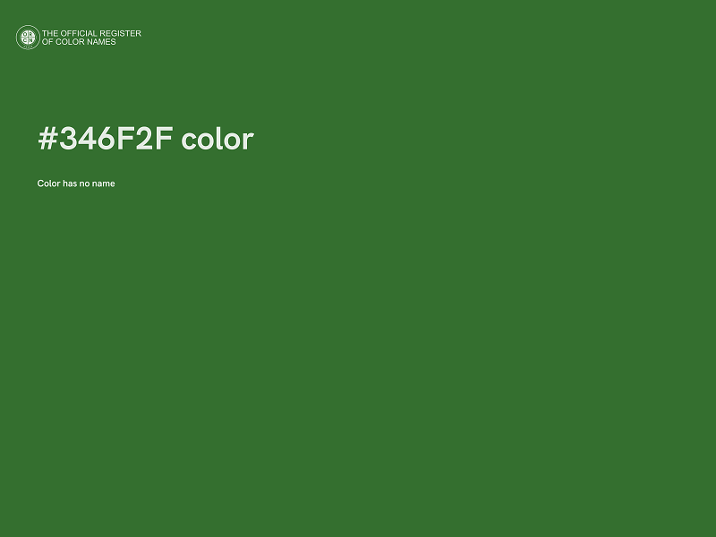 #346F2F color image