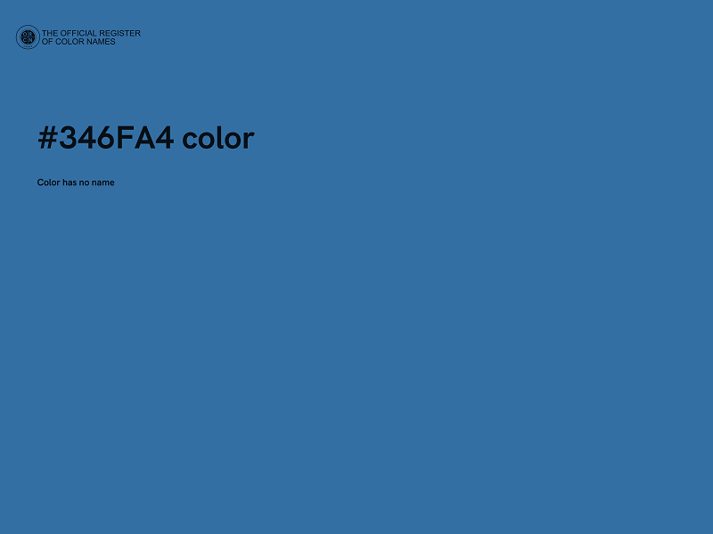 #346FA4 color image