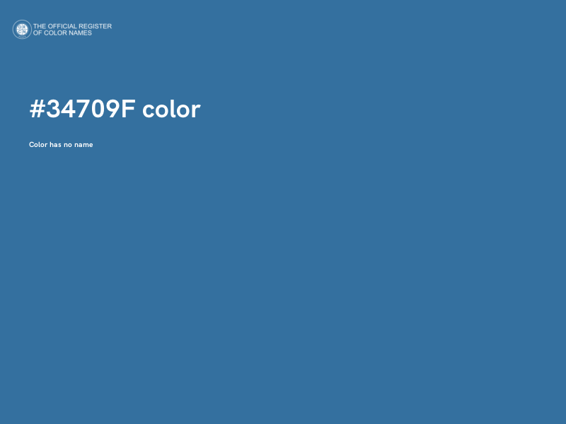 #34709F color image