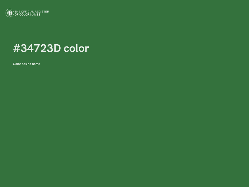 #34723D color image