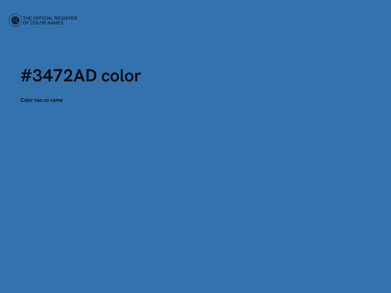 #3472AD color image