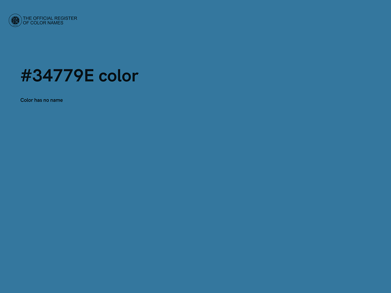 #34779E color image